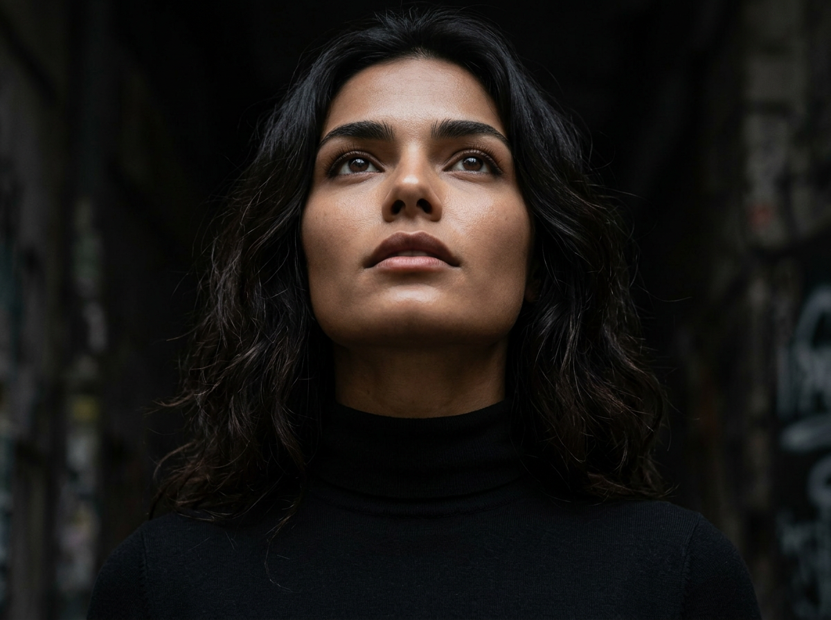 Retrato ilustrativo — confiança e identidade